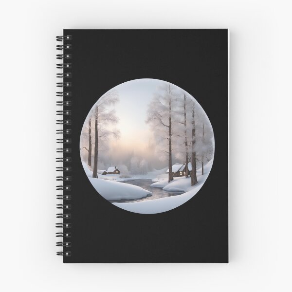 Item preview, Winter Scenery, Forest Stream designed and sold by Aquillashop.