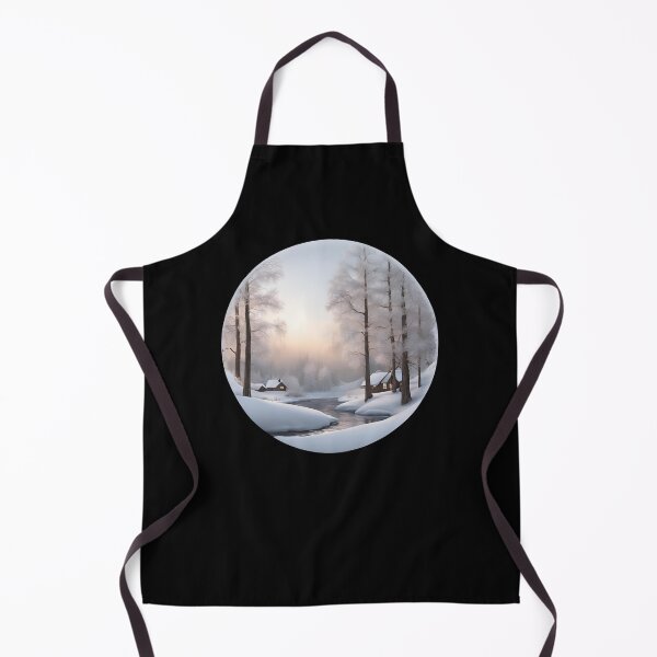 Item preview, Winter Scenery, Forest Stream designed and sold by Aquillashop.