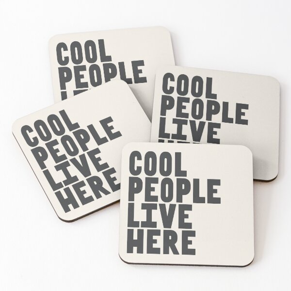 Item preview, Cool People Live Here designed and sold by OhFineArt.