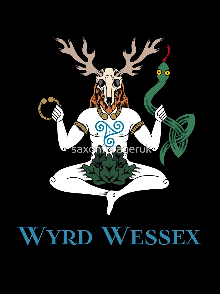Thumbnail 7 of 7, Oversized T-Shirt, Cernunnos Wyrd Wessex designed and sold by saxonforageruk.