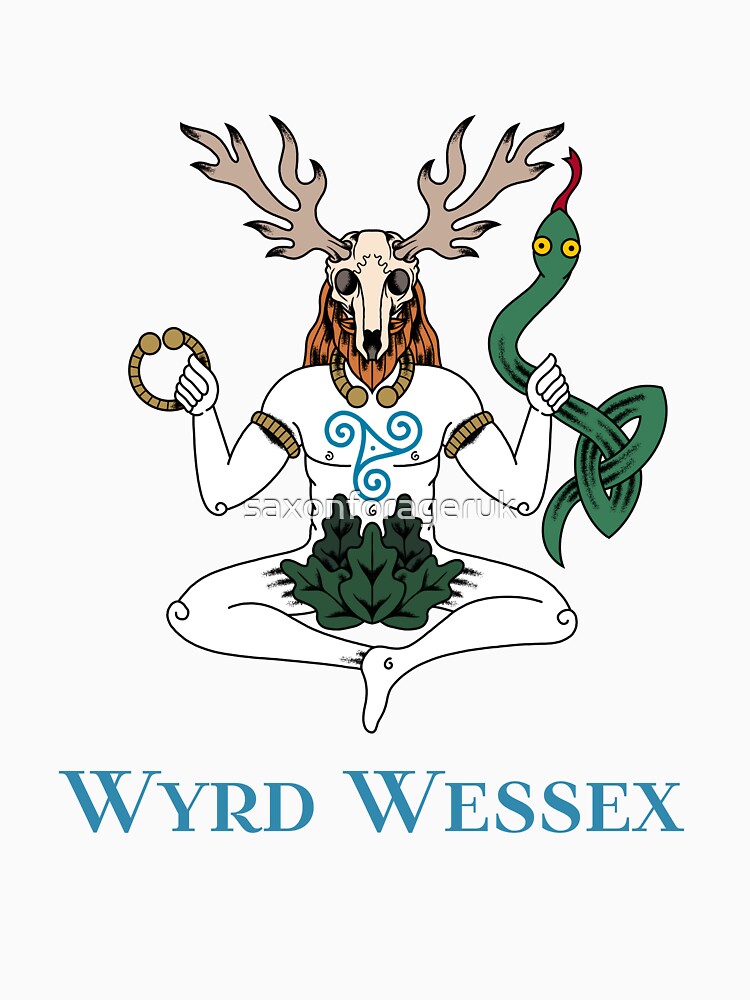 Thumbnail 7 of 7, Classic T-Shirt, Cernunnos Wyrd Wessex designed and sold by saxonforageruk.