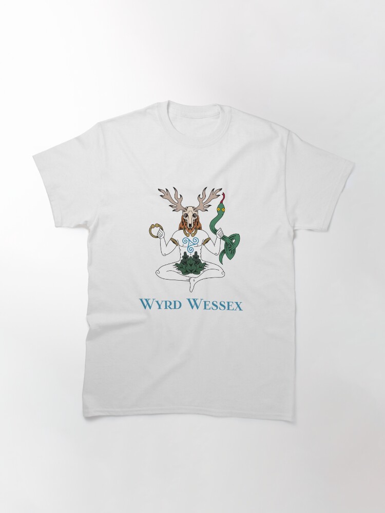 Thumbnail 3 of 7, Classic T-Shirt, Cernunnos Wyrd Wessex designed and sold by saxonforageruk.