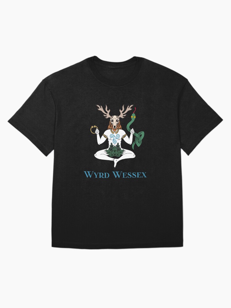 Thumbnail 3 of 7, Oversized T-Shirt, Cernunnos Wyrd Wessex designed and sold by saxonforageruk.