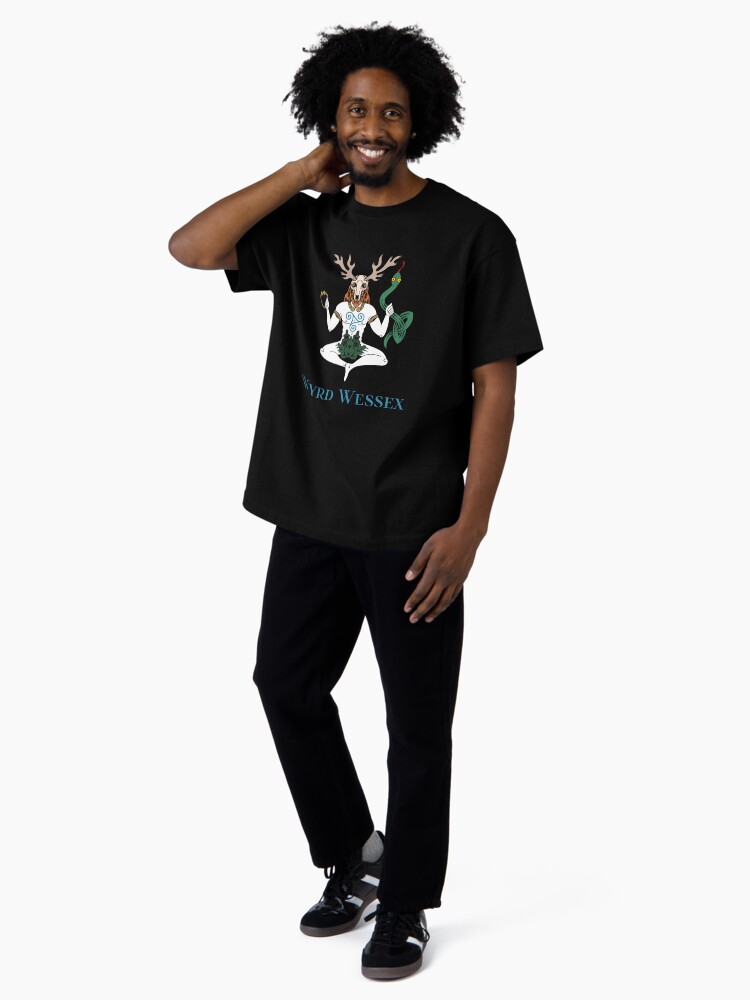 Thumbnail 4 of 7, Oversized T-Shirt, Cernunnos Wyrd Wessex designed and sold by saxonforageruk.