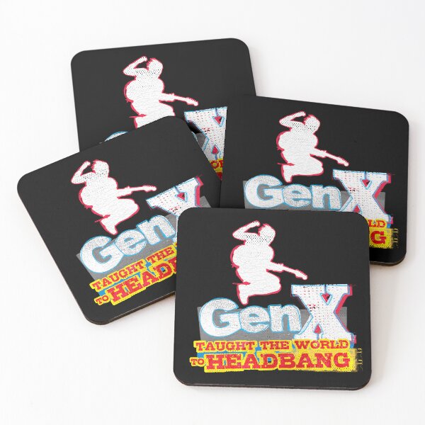Item preview, GenX Taught the world to headbang designed and sold by MEWSnSWAG.
