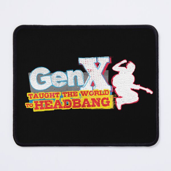 Item preview, GenX Taught the world to headbang designed and sold by MEWSnSWAG.