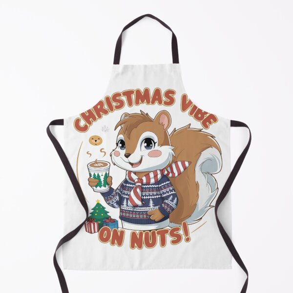 Item preview, Winter Chic Squirrel: Festive Latte & Cozy Sweater Vibes designed and sold by ARTReMi.