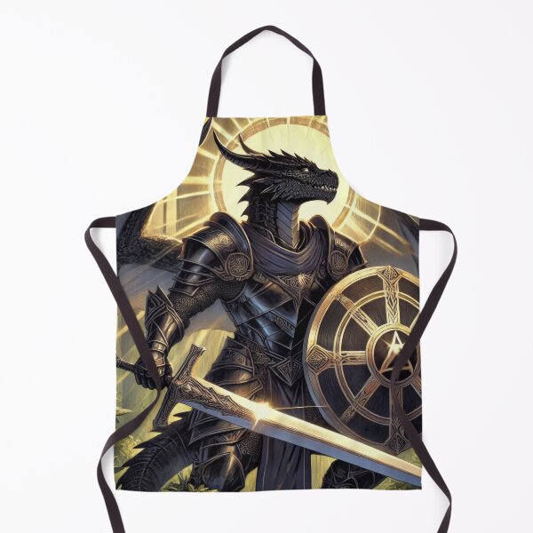 Item preview, Black Dragonborn Paladin designed and sold by Johnny MeatShield.