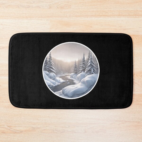 Item preview, Rushing Stream in the Forest designed and sold by Aquillashop.