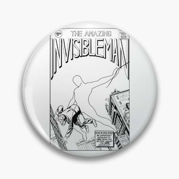 Item preview, the amazing invisibleman comic cover ink designed and sold by nankinman1.