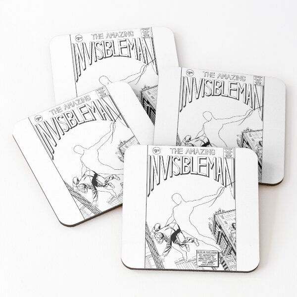Item preview, the amazing invisibleman comic cover ink designed and sold by nankinman1.