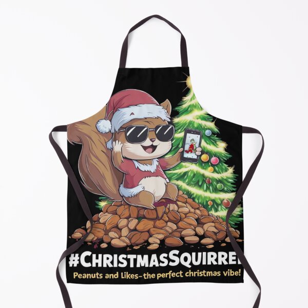 Item preview, Squirrel Influencer: Festive Selfie with Sunglasses and Santa Hat designed and sold by ARTReMi.