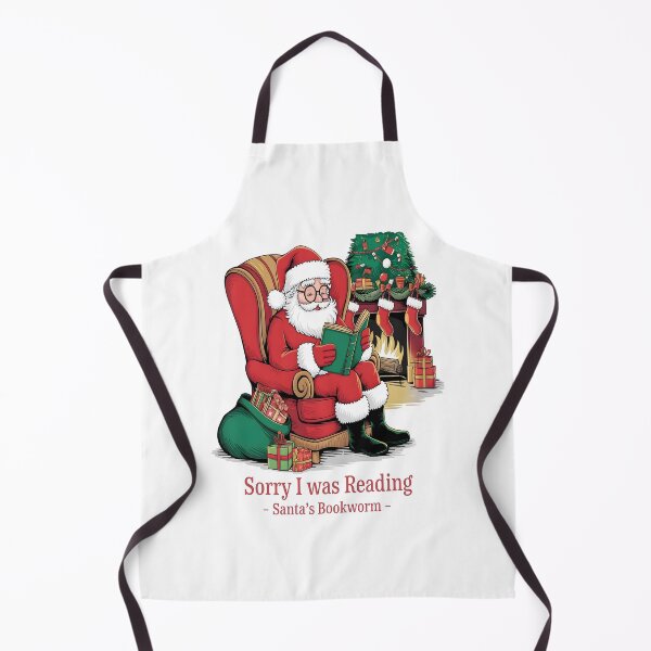 Item preview, Sorry I Was Reading Santa's Bookworm designed and sold by al21ex.