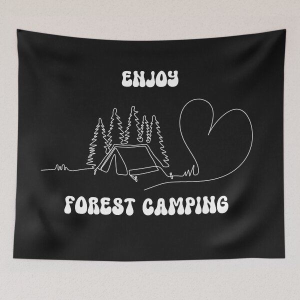 Item preview, Enjoy forest camping designed and sold by SimoesArtistry.