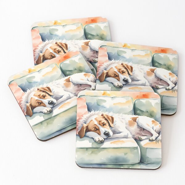 Item preview, Napping Dog Watercolor designed and sold by thebigleebowski.