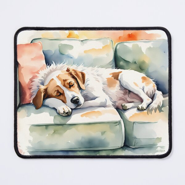 Item preview, Napping Dog Watercolor designed and sold by thebigleebowski.