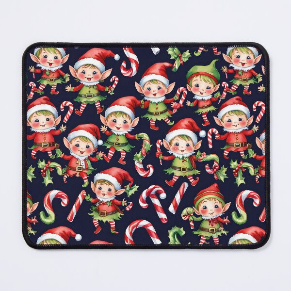 Item preview, Festive Christmas Elf Pattern designed and sold by gjsart.