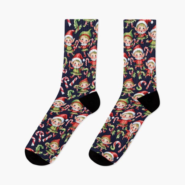 Item preview, Festive Christmas Elf Pattern designed and sold by gjsart.