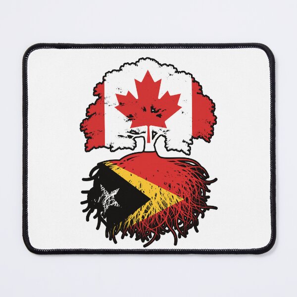 Item preview, East Timor Timorese Canadian Canada Tree Roots Flag designed and sold by FlagX.