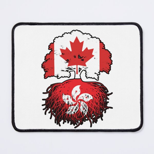 Item preview, Hong Kong Hong Konger Canadian Canada Tree Roots Flag designed and sold by FlagX.