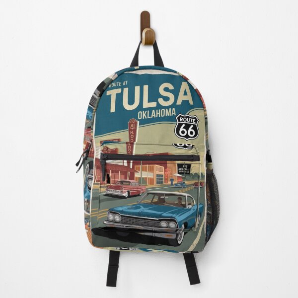 Item preview, Tulsa Vintage Travel Poster designed and sold by TravelerRat.