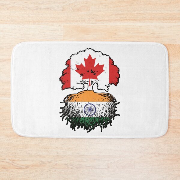Item preview, India Indian Canadian Canada Tree Roots Flag designed and sold by FlagX.