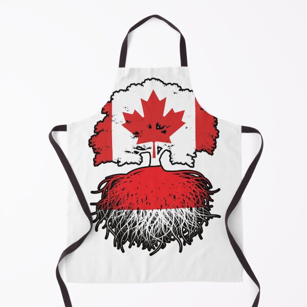 Item preview, Indonesia Indonesian Canadian Canada Tree Roots Flag designed and sold by FlagX.