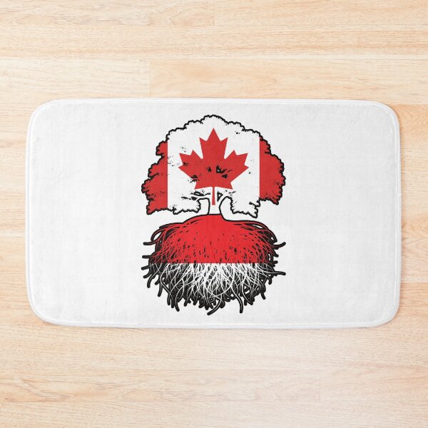 Item preview, Indonesia Indonesian Canadian Canada Tree Roots Flag designed and sold by FlagX.