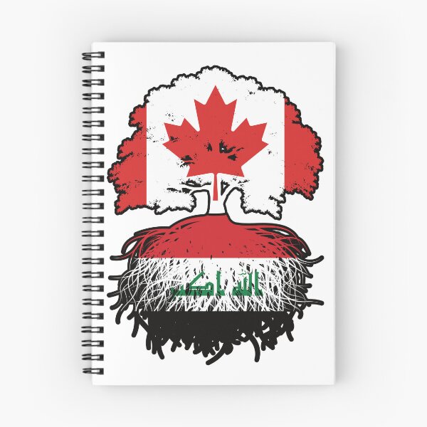 Item preview, Iraq Iraqi Canadian Canada Tree Roots Flag designed and sold by FlagX.