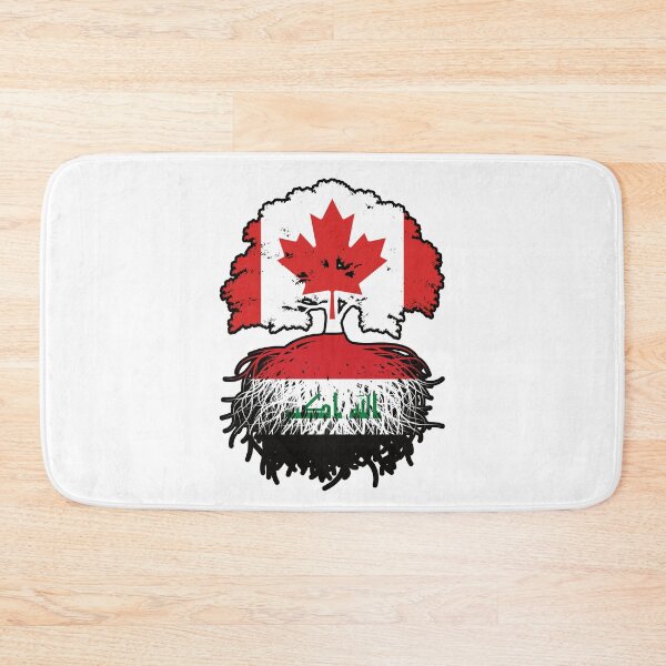 Item preview, Iraq Iraqi Canadian Canada Tree Roots Flag designed and sold by FlagX.