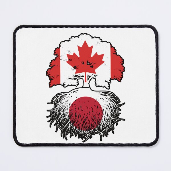 Item preview, Japan Japanese Canadian Canada Tree Roots Flag designed and sold by FlagX.