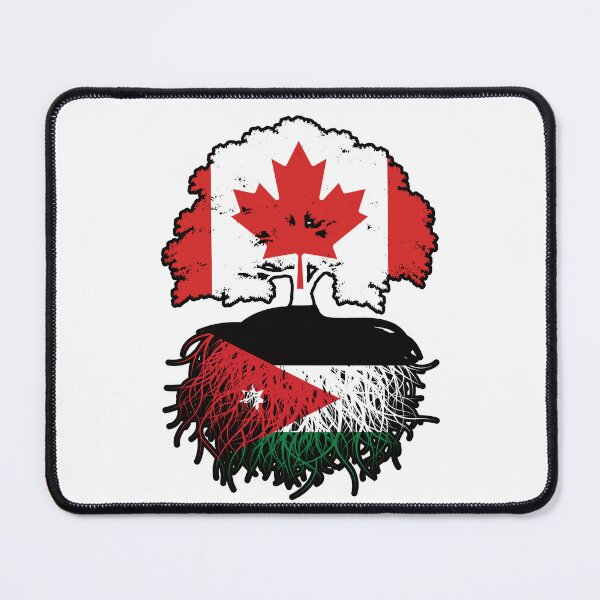 Item preview, Jordan Jordanian Canadian Canada Tree Roots Flag designed and sold by FlagX.