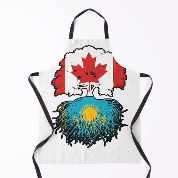 Item preview, Kazakhstan Kazakh Canadian Canada Tree Roots Flag designed and sold by FlagX.