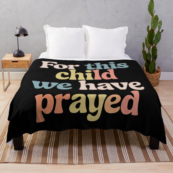 Item preview, For This Child We Have Prayed designed and sold by MagicByAmos.