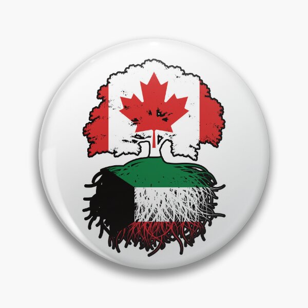 Item preview, Kuwait Kuwaiti Canadian Canada Tree Roots Flag designed and sold by FlagX.
