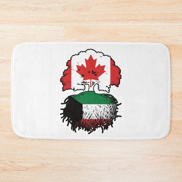 Item preview, Kuwait Kuwaiti Canadian Canada Tree Roots Flag designed and sold by FlagX.
