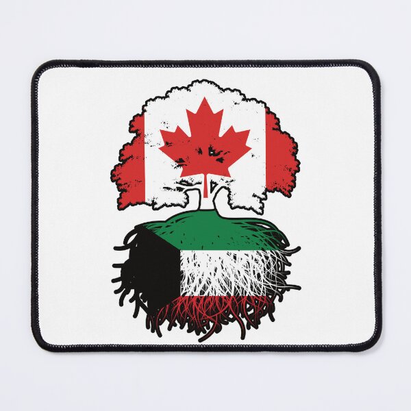 Item preview, Kuwait Kuwaiti Canadian Canada Tree Roots Flag designed and sold by FlagX.