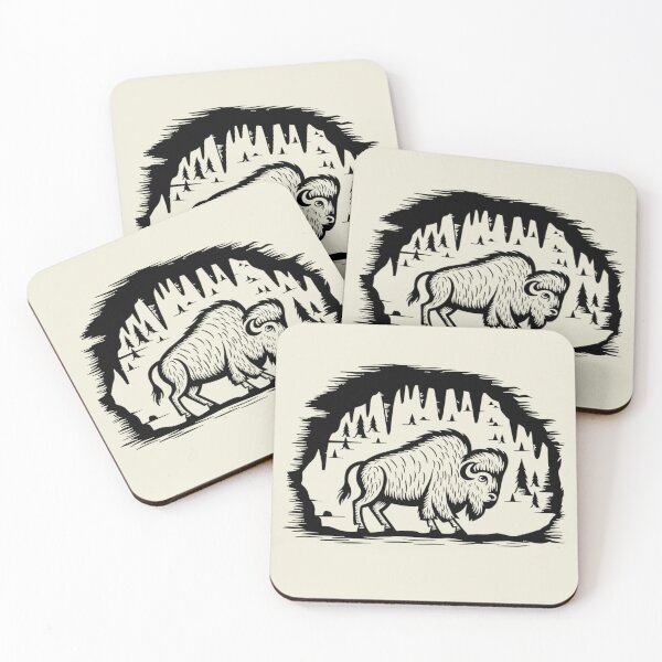 Item preview, Cave Art Bison - Neanderthal Art in Ice Age (Archaeology Paleontology Profession) designed and sold by CottonGarb.
