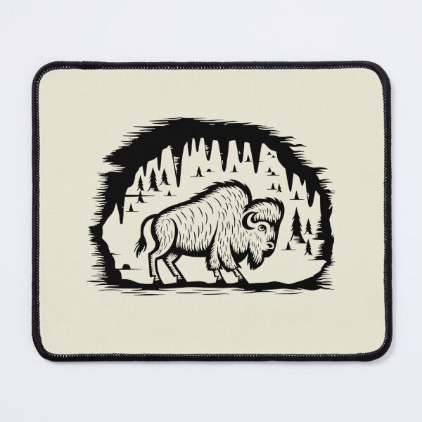 Item preview, Cave Art Bison - Neanderthal Art in Ice Age (Archaeology Paleontology Profession) designed and sold by CottonGarb.
