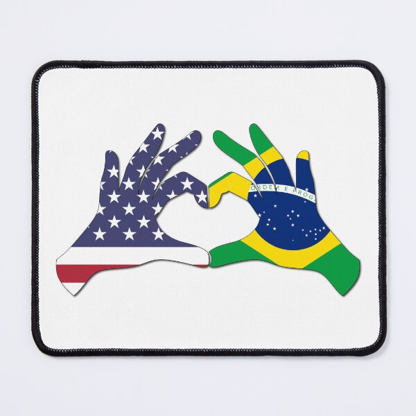 Item preview, American Brazil Flag Shirt # designed and sold by OscarShoping.