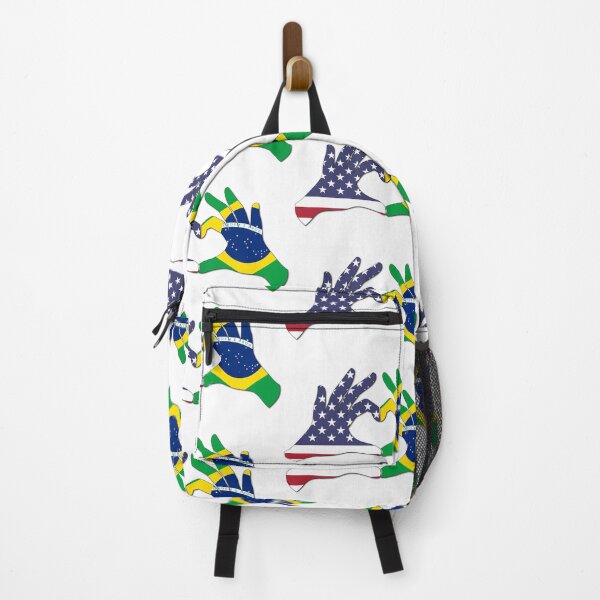 Item preview, American Brazil Flag Shirt # designed and sold by OscarShoping.