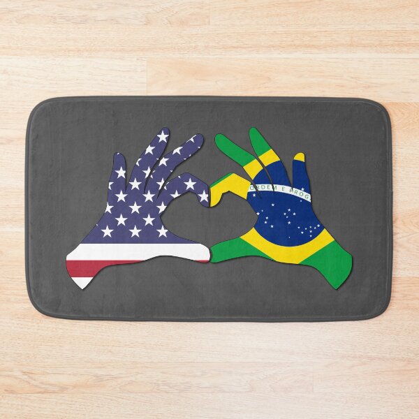 Item preview, American Brazil Flag Shirt # designed and sold by OscarShoping.