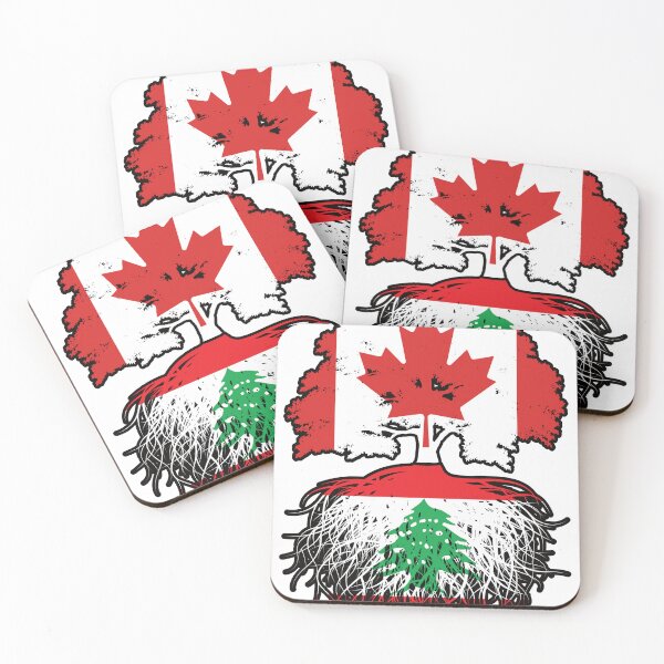 Item preview, Lebanon Lebanese Canadian Canada Tree Roots Flag designed and sold by FlagX.