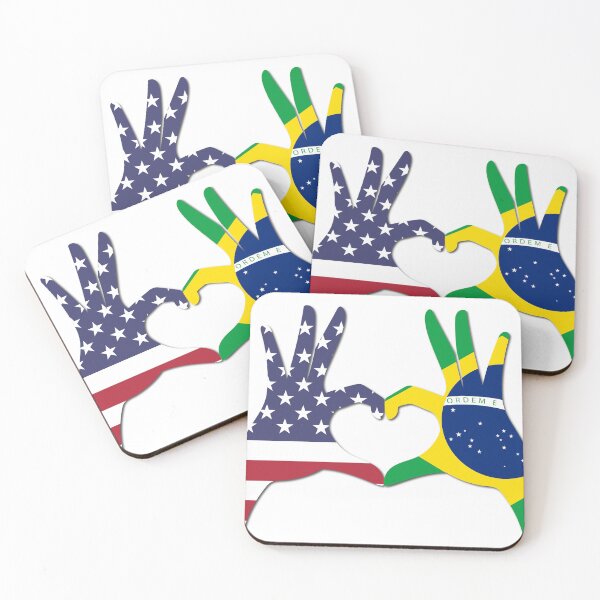 Item preview, American Brazil Flag Shirt #2 designed and sold by OscarShoping.