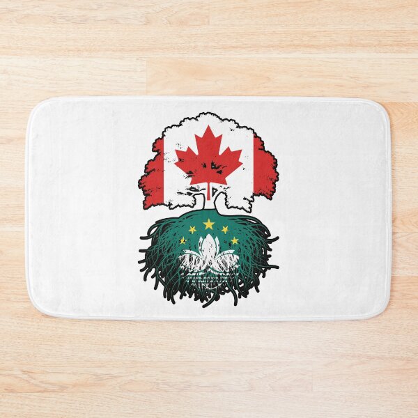Item preview, Macau Macanese Canadian Canada Tree Roots Flag designed and sold by FlagX.