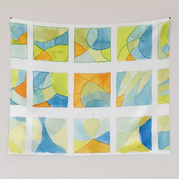 Item preview, Keeping it Simple Abstract Watercolour designed and sold by Iryna Nimmo Art.
