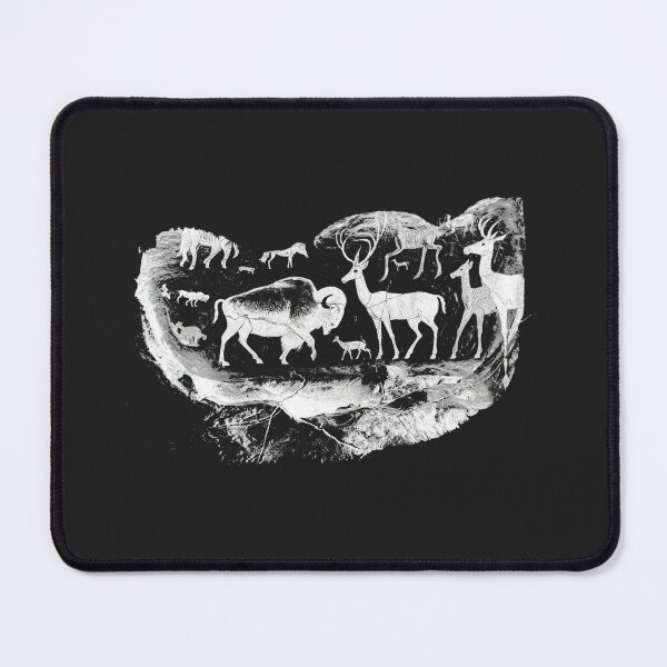 Item preview, Cave Art Bison and Deer - Neanderthal Art in Ice Age (Archaeology Paleontology Profession) designed and sold by CottonGarb.