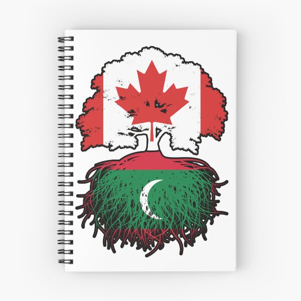 Item preview, Maldives Maldivian Canadian Canada Tree Roots Flag designed and sold by FlagX.