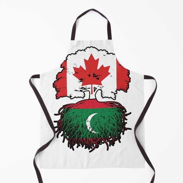Item preview, Maldives Maldivian Canadian Canada Tree Roots Flag designed and sold by FlagX.