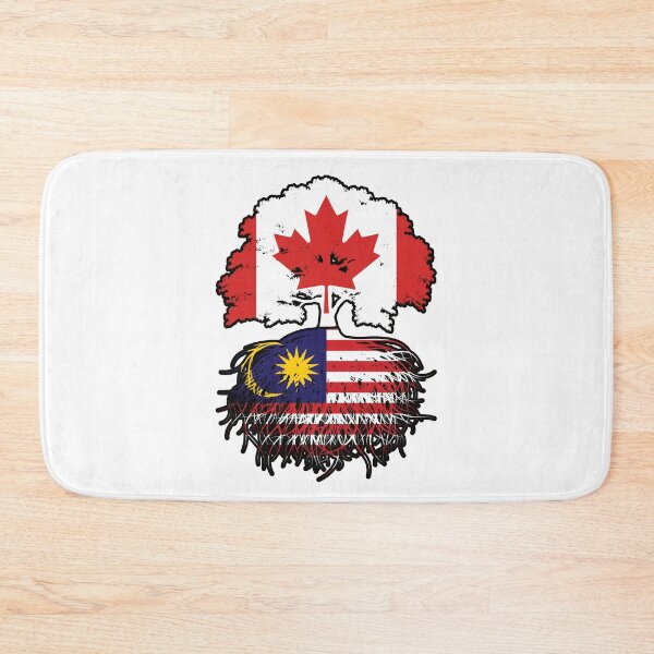 Item preview, Malaysia Malaysian Canadian Canada Tree Roots Flag designed and sold by FlagX.